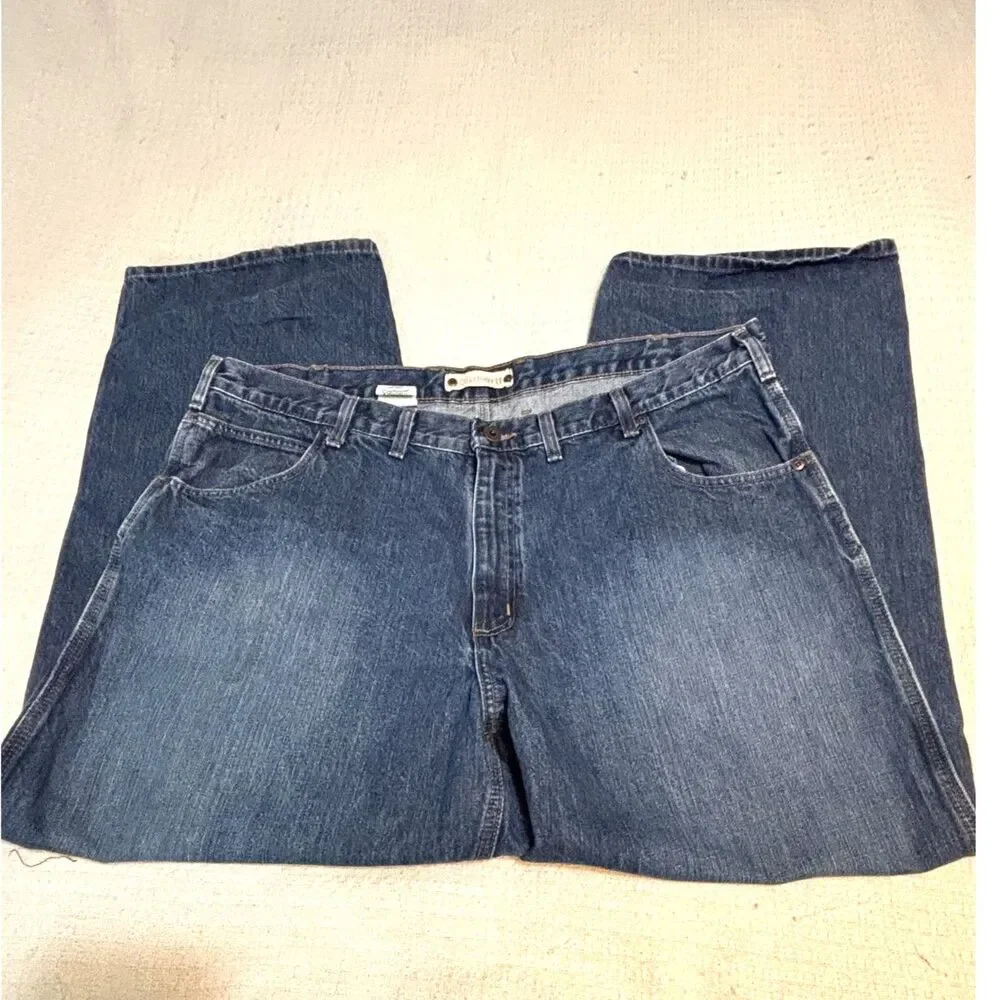 Vintage Carhartt B189 DKV 44x30 Loose Fit Jeans Y2K Workwear Grunge Skater